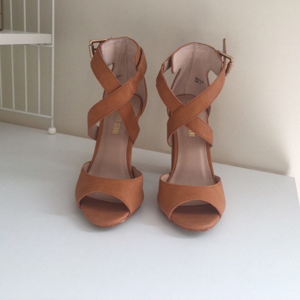 Light Brown Heels, Size 7